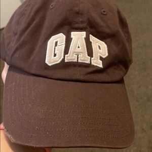 Gap hat brown tan vintage astetic logo